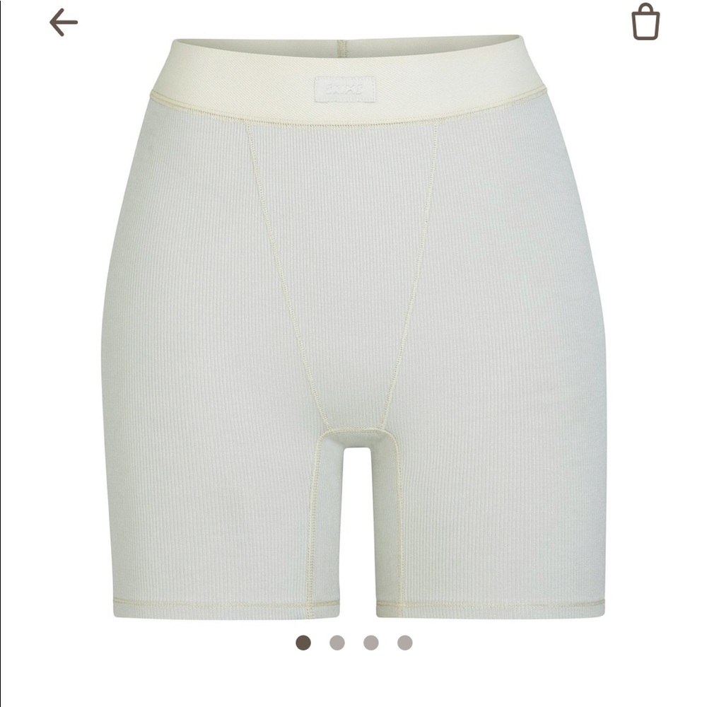 SKIMS cotton rib boxer (NWT)